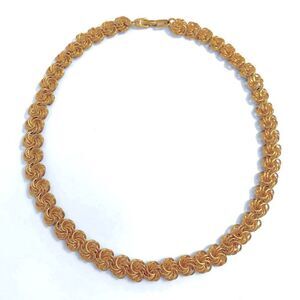 Vintage Napier Gold Chain Knot Necklace